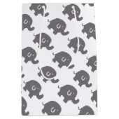 Schattigee olifant Baby shower geschenktas Medium Cadeauzakje (Voorkant)