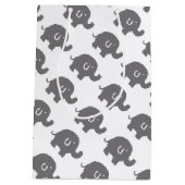 Schattigee olifant Baby shower geschenktas Medium Cadeauzakje (Achterkant)