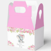 Schattigee olifant baby shower gunst box bedankdoosjes (Open)