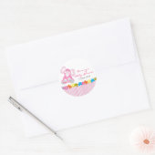 Schattigee Olifant Baby shower Sticker -  (Envelop)