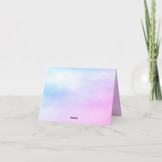 Schattigee olifant bedankkaart (Achterkant)