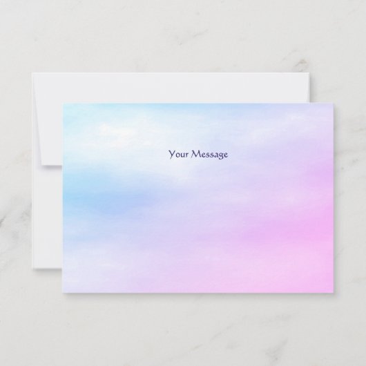 Schattigee olifant bedankkaart (Achterkant)