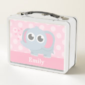 Schattigee olifant blaast harten met kofferbak (Achterkant)