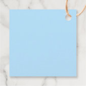 Schattigee olifant dank u Baby shower Bedankjes Labels (Achterkant)