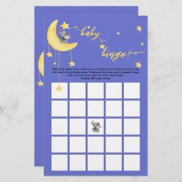 Schattigee olifant en kleine vlinder Baby bingo sp