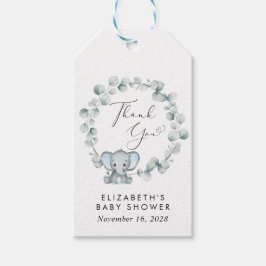 Schattigee Olifant Eucalyptus Baby Jongensdouche D Cadeaulabel
