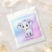Schattigee Olifant Favor Tassen Bedankzakje (Geknipt)