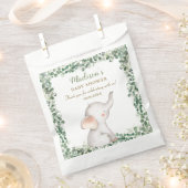 Schattigee olifant groen genderneutraal Baby showe Bedankzakje (Geknipt)