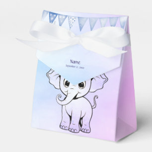 Schattigee olifant gunstbox bedankdoosjes