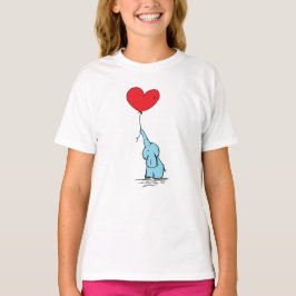 Schattigee olifant & hart Kinder T-shirt