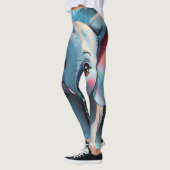 Schattigee olifant in de regen leggings (Links)
