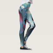 Schattigee olifant in de regen leggings (Rechts)