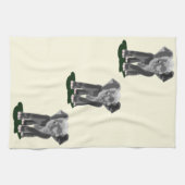 Schattigee olifant keukenhanddoek (Horizontaal)