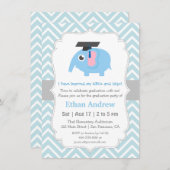 Schattigee Olifant Kinder kleuterschool Afstudeerf Kaart (Voorkant / Achterkant)