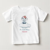 Schattigee olifant kleine cutie Baby Baby T-shirt (Voorkant)