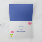 Schattigee olifant mama en Baby Moederdag Kaart (Binnen)