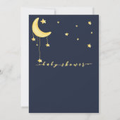 Schattigee olifant met kleine vlinder Baby shower Kaart (Achterkant)