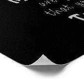 Schattigee olifant Motivatie aangepaste poster (Hoek)