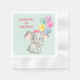 Schattigee Olifant Party Ballonnen Verjaardag Servet