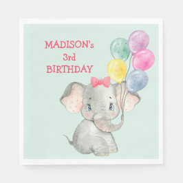 Schattigee Olifant Party Ballonnen Verjaardag Servet
