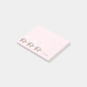 Schattigee olifant post het merkt op post-it® notes (Schuin)