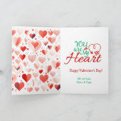 Schattigee olifant rode hart kleinzoon Valentijn Feestdagen Kaart