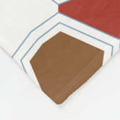 Schattigee olifant spitsmuis leuk kleurrijk patroo fleece deken (Hoek)