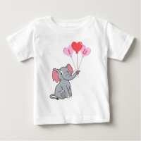 Schattigee olifant Valentijnsdag