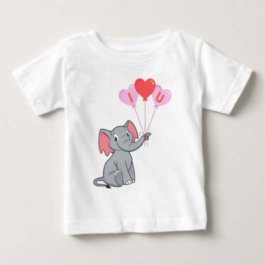 Schattigee olifant Valentijnsdag (Voorkant)