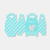 Schattigee Olifant Verjaardagsgunst Box Bedankdoosjes (Uitgevouwen)