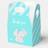 Schattigee Olifant Verjaardagsgunst Box Bedankdoosjes (Geopend)