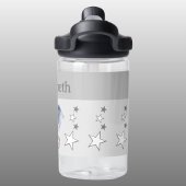 Schattigee olifant Voeg naam toe met sterren kinde Waterfles