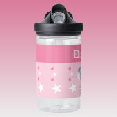 Schattigee olifant Voeg naam toe met sterren kinde Waterfles