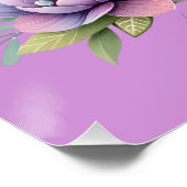 Schattigee olifant Waterverf met monogram naam | Perfect Poster (Hoek)