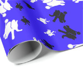 Schattigee olifant winter zonnewende cadeaupapier (Rol Hoek)