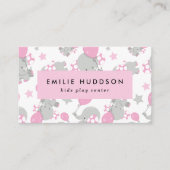 Schattigee olifanten, Kinder speelcentrum, activit Visitekaartje (Voorkant)