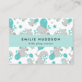 Schattigee olifanten, Kinder speelcentrum, activit Visitekaartje (Voorkant)