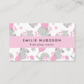 Schattigee olifanten, Kinder speelcentrum, activit Visitekaartje (Voorkant)