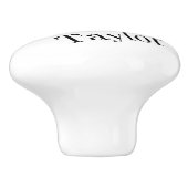 Schattigee olifantenknoppen keramische knop (Zijkant)