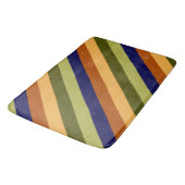 Schattigee Olijfsalie Navy Stripes Grote Badmat (Gekanteld)