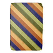 Schattigee Olijfsalie Navy Stripes Grote Badmat (Voorkant Verticaal)