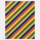 Schattigee Olijfsalie Navy Stripes Grote Fleece De (Voorkant)