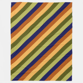 Schattigee Olijfsalie Navy Stripes Grote Fleece De