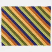 Schattigee Olijfsalie Navy Stripes Grote Fleece De (Voorkant (Horizontaal))