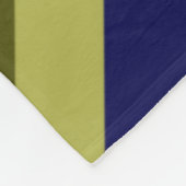 Schattigee Olijfsalie Navy Stripes Grote Fleece De Deken (Hoek)