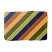 Schattigee Olijfsalie Navy Stripes Medium Bath Mat (Voorkant)