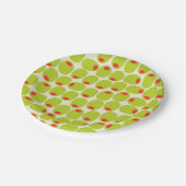 Schattigee Olijven Papier Borden Papieren Bordje (Gekanteld)