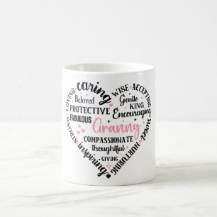Schattigee oma/hartdefinitie koffiemok