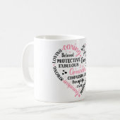Schattigee oma/hartdefinitie koffiemok (Voorkant links)
