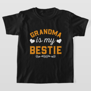 Schattigee Oma Kleindochter woord art bestie T-shirt